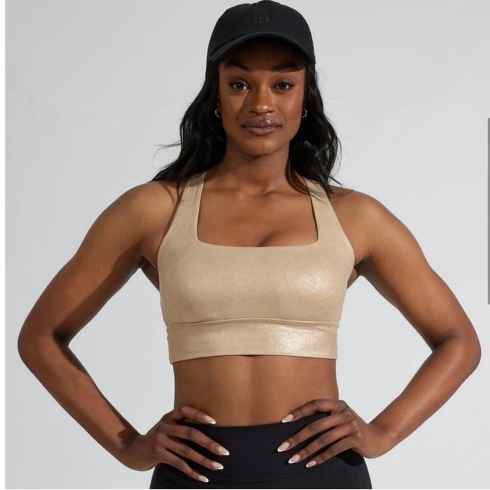 Buffbunny Revolution Sports Bra in Midas Touch Tan XXXL Buff Bunny
